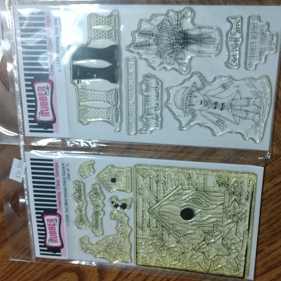 2 Rubber Cafe Sets NIP - Picture 1 of 3